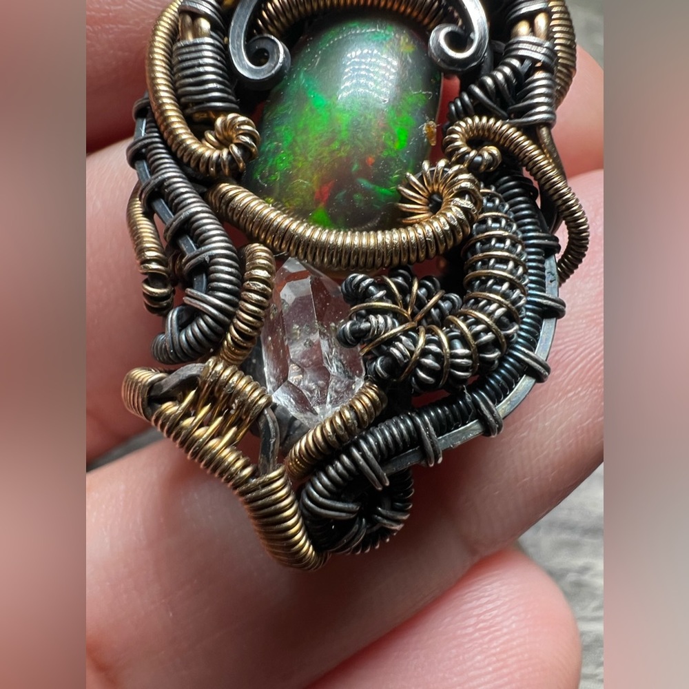 RARE & Beautiful Find Sterling Silver hand made pendant - Picture 5 of 7